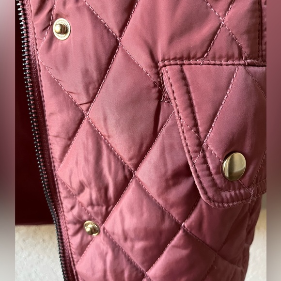 NWOT Cremieux Pink Puffer Vest - Picture 6 of 7